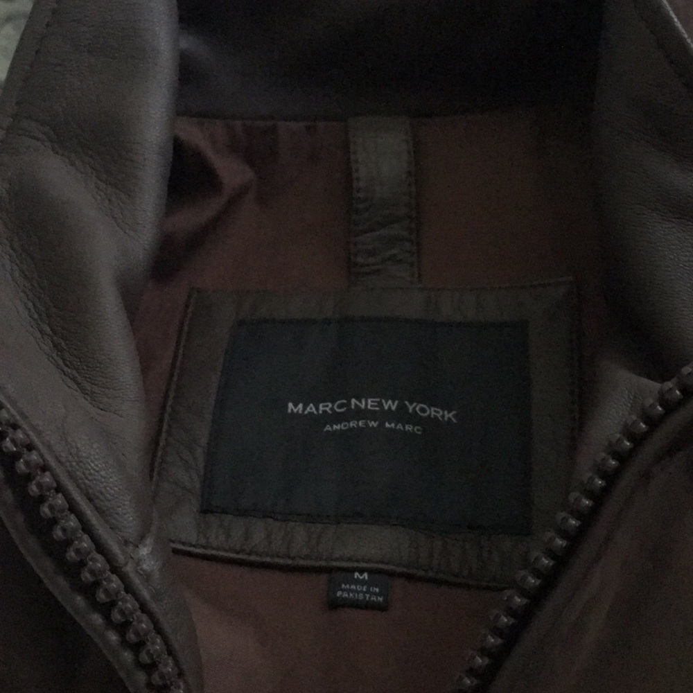 Marc New York Men’s Soft Leather Jacket